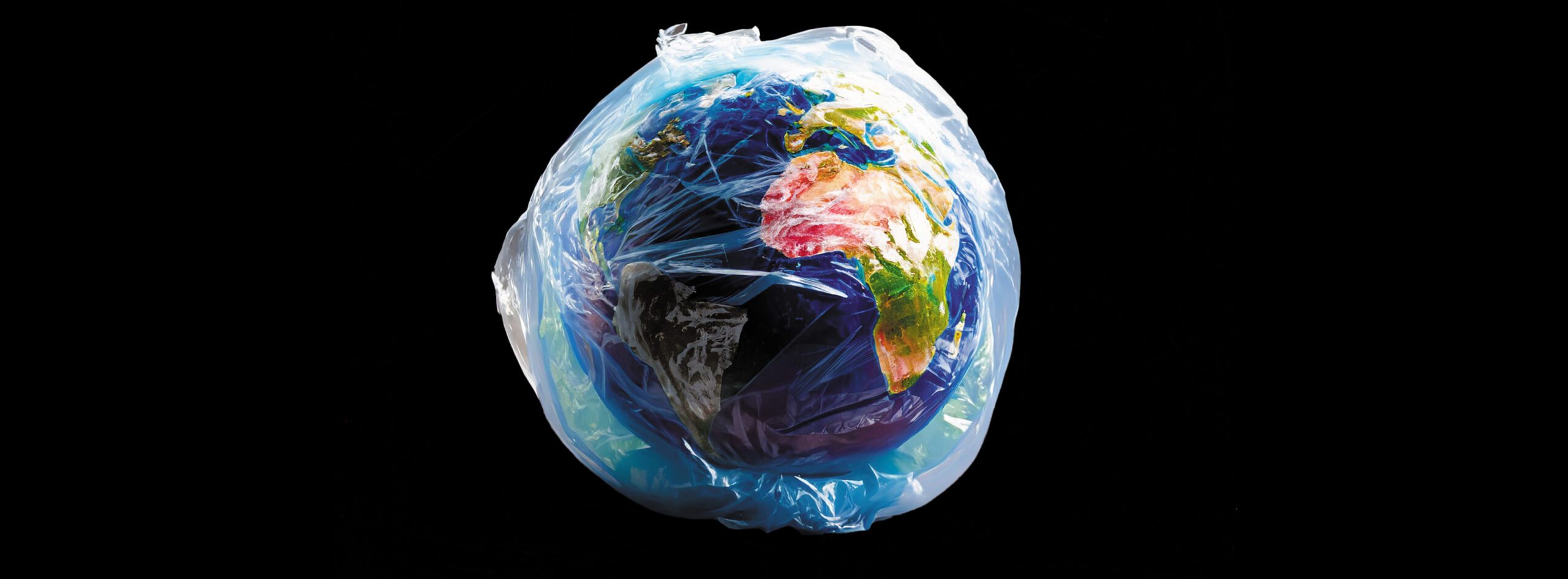 A planet wrapped in plastic... 